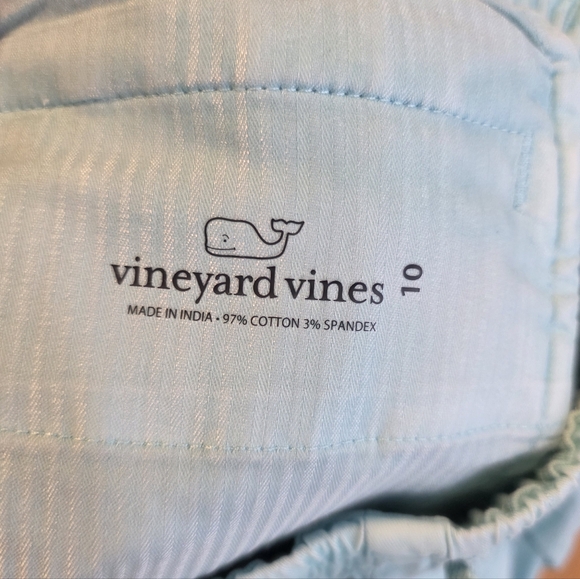 NWT Vineyard Vines Boys Pull-On Chino Shorts Sea Splash Size 10 - Picture 5 of 5